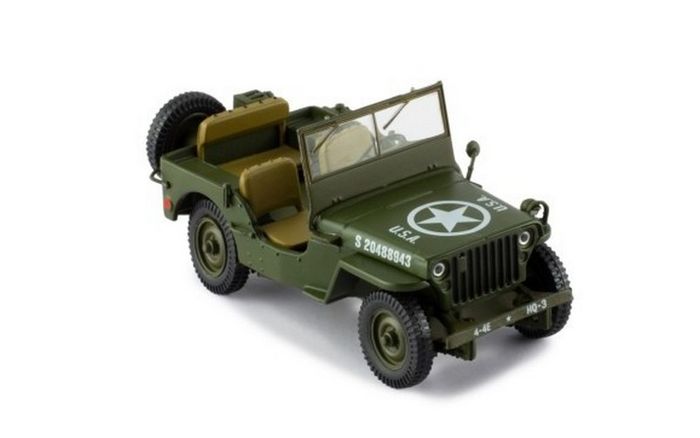 Jeep Willys MB 1943 Olive Ixo Model 1/43 clc567N.22 - photo numéro 3