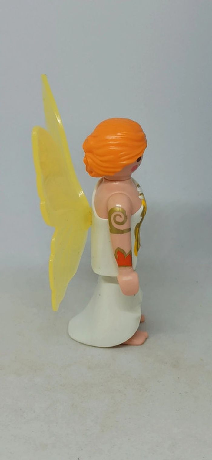 Femme fée robe jaune et blanche playmobil - photo numéro 4