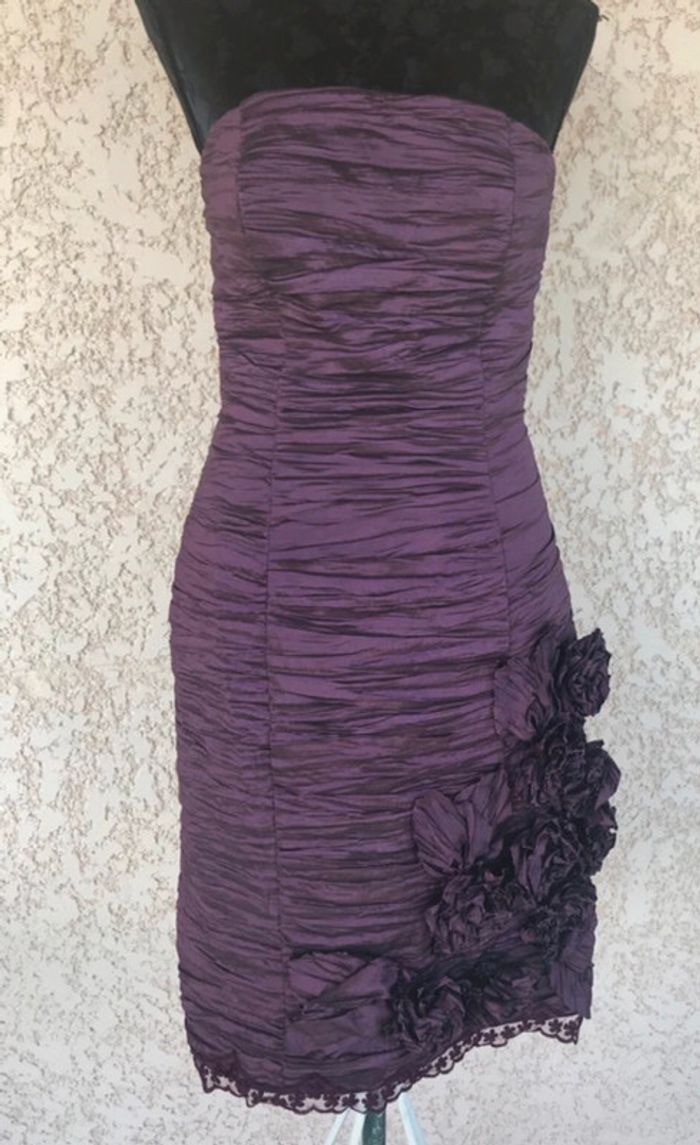 21 - Robe bustier violet