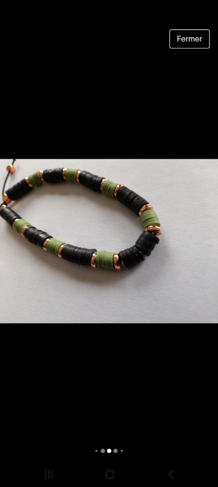 Bracelet perles heishi - photo numéro 5