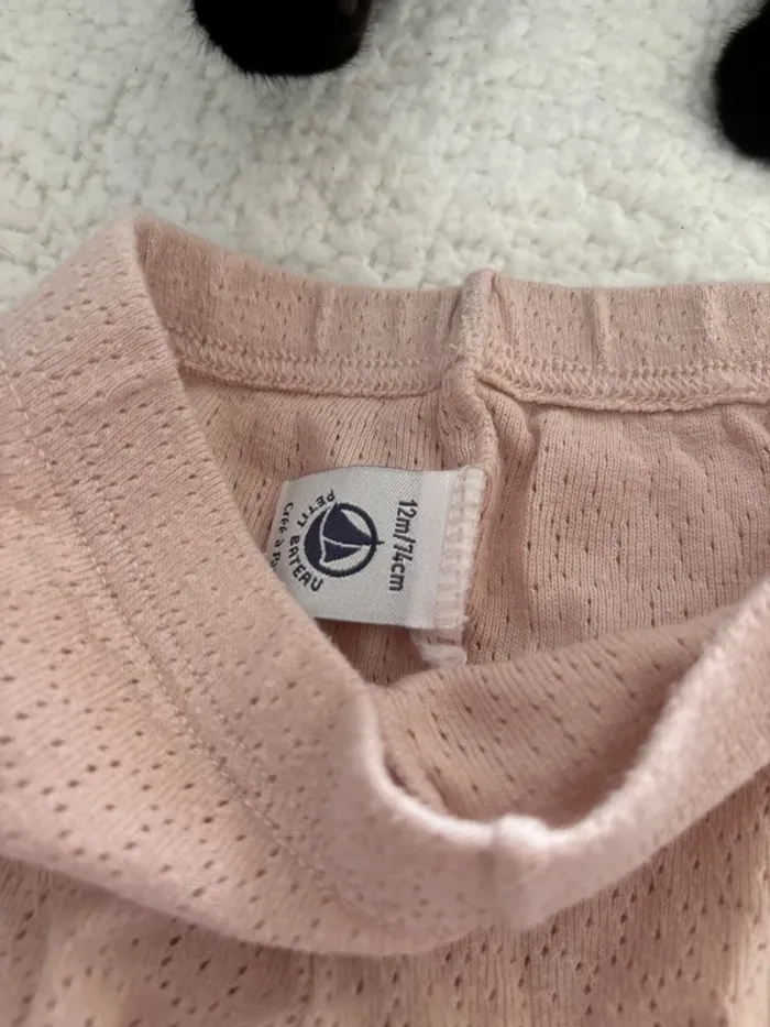 Lot de 2 leggings petit bateau 12 mois - photo numéro 5