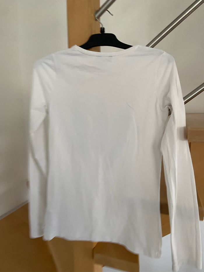 Teeshirt à manches longues à motif sequins - photo numéro 4