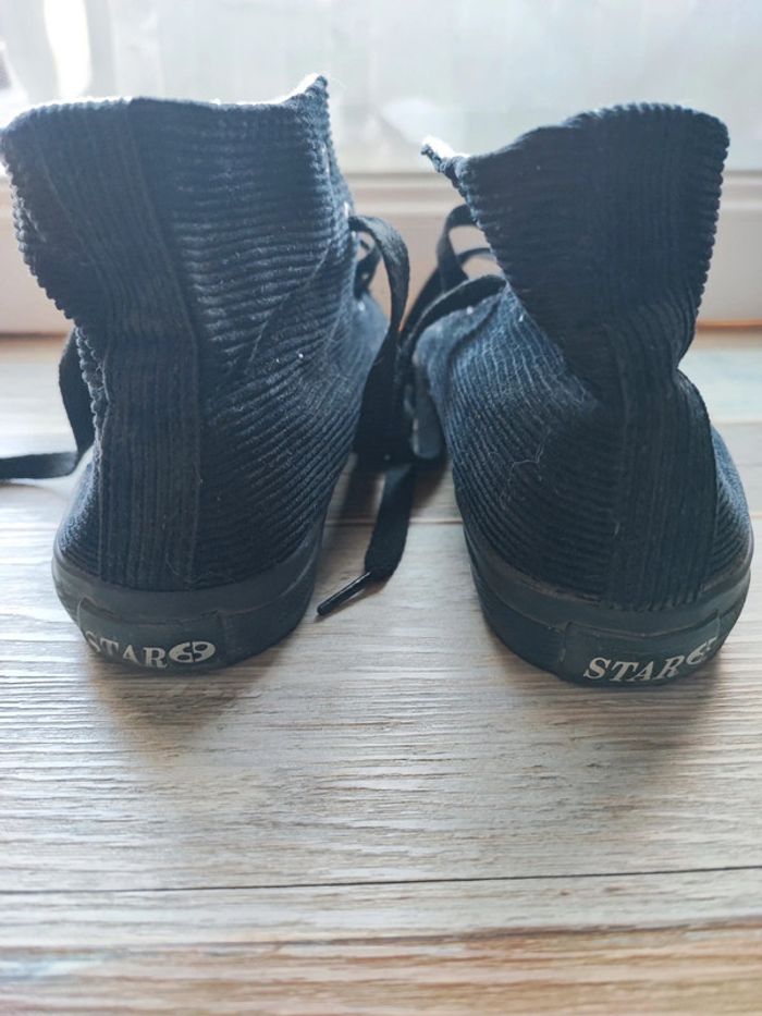 Basket velours noir T36 - photo numéro 4