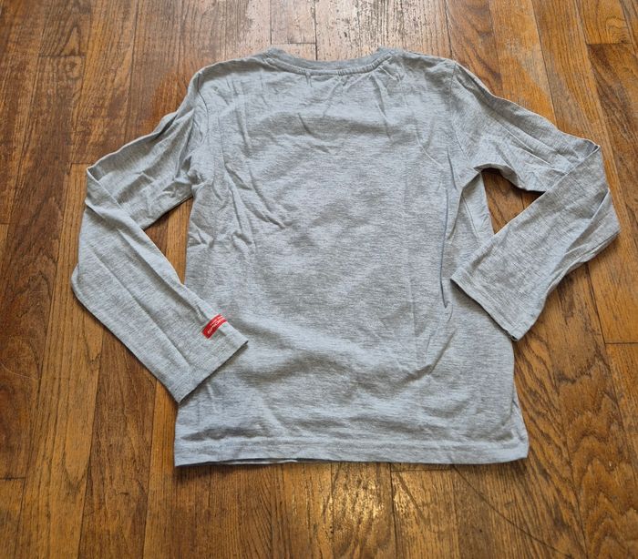T-shirt manche longue garcon gris spiderman Taille 10 ans - photo numéro 3