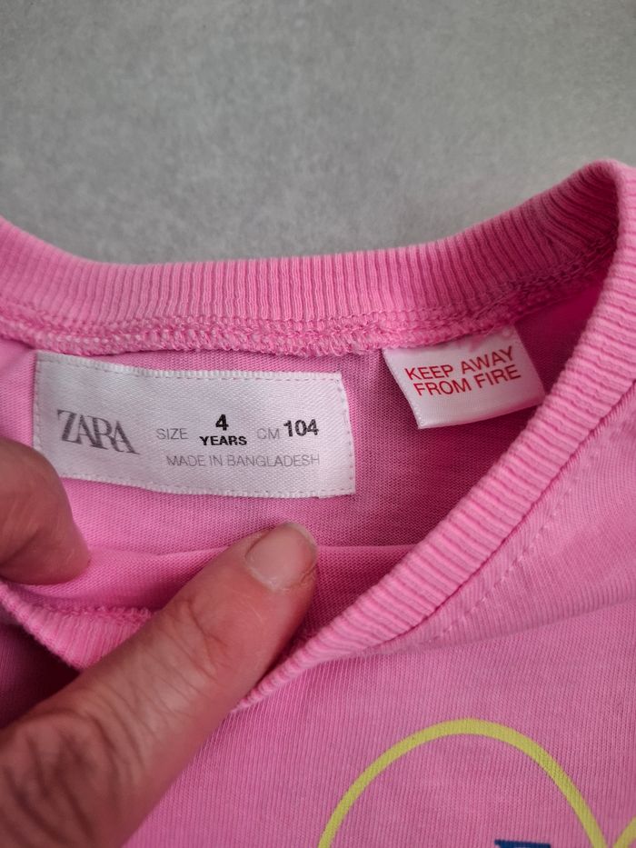 Tee-shirt zara 4 ans - photo numéro 3