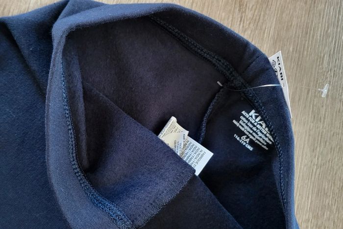 Legging bleu marine fourré - photo numéro 2