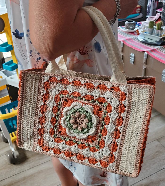 Sac 👜 fait main au crochet Modèle unique - photo numéro 4