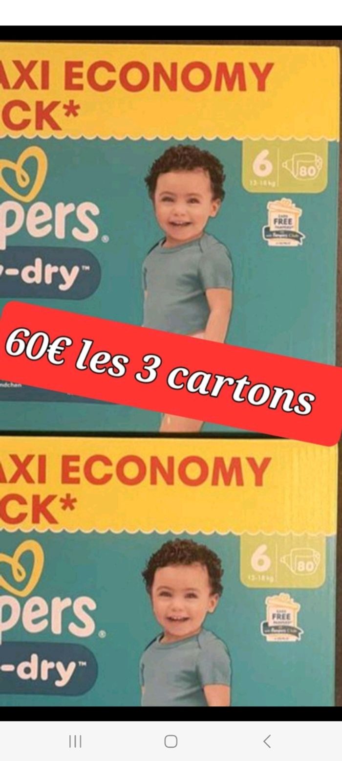 Pampers taille 6