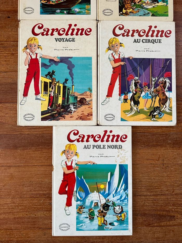 Pierre Probst - Lot de 5 livres complets État Satisfaisant Caroline bd Grands Albums Hachette - photo numéro 2