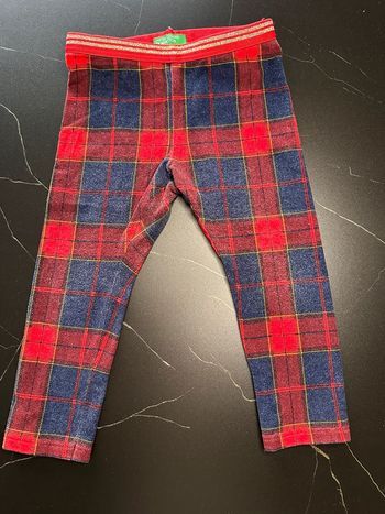 Legging style écossais