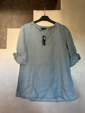 Blouse bleue