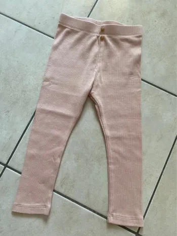 Legging côtelé rose Kiabi 36 mois