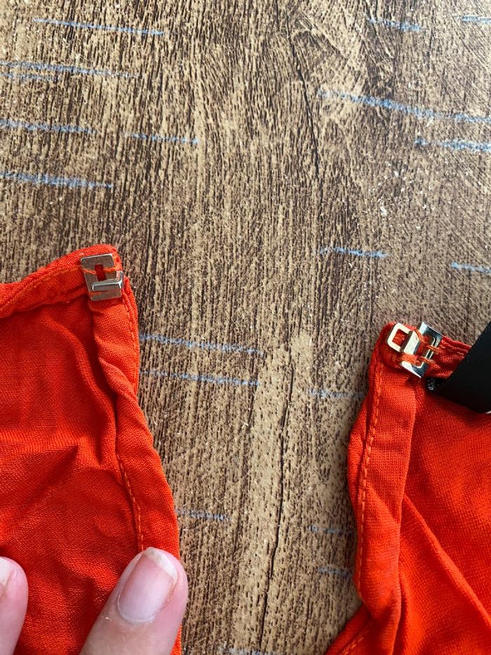 Debardeur orange taille 36 Mango - photo numéro 4