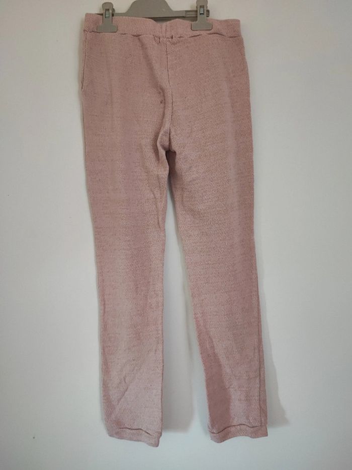 Pantalon rose souple confortable rose à paillettes - photo numéro 3