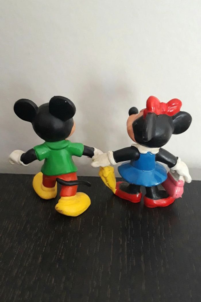 Figurines Mickey et Minnie vintage Bully - photo numéro 2