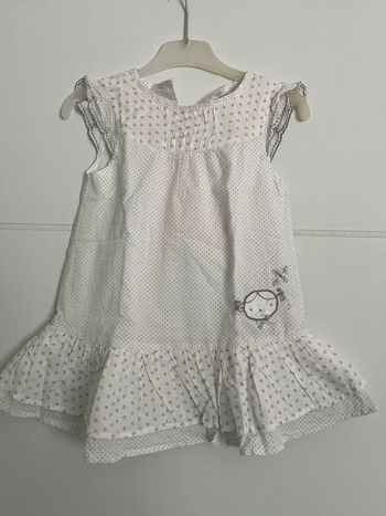 Robe été manches courtes fille 18 mois
