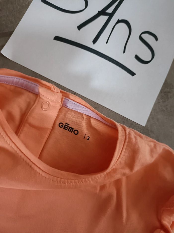 Tee shirt manches longues 3 ans gemo - photo numéro 2