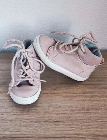 Basket rose pastel argent lacets / Obaïbi - 21