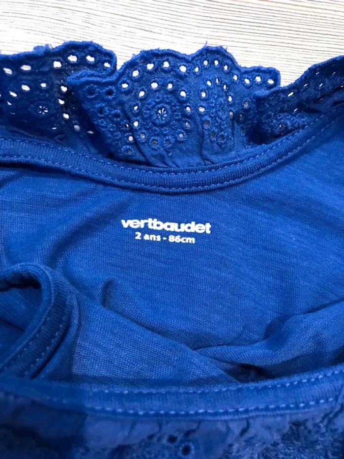 Débardeur col dentelle 24 mois Verbaudet - photo numéro 3