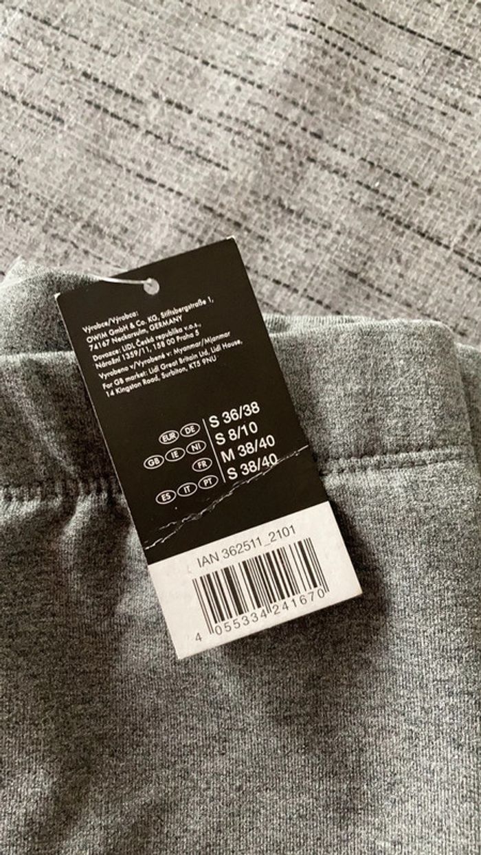 Leggings gris épais taille M esmara - photo numéro 2