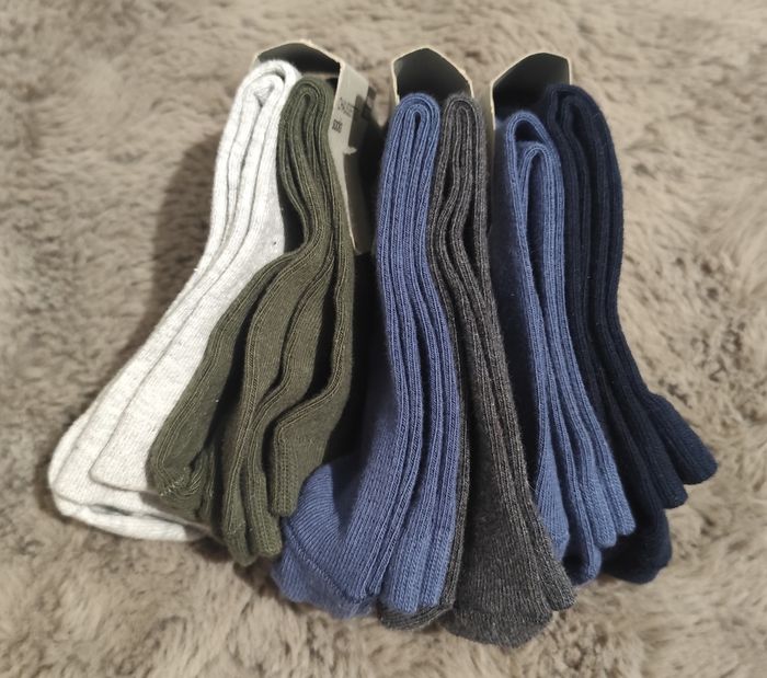 6 paires de chaussettes coton neuves 35-38 - photo numéro 4