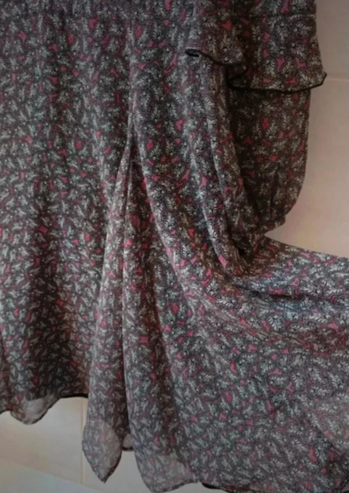 Robe One Step gris rose t.M - photo numéro 9