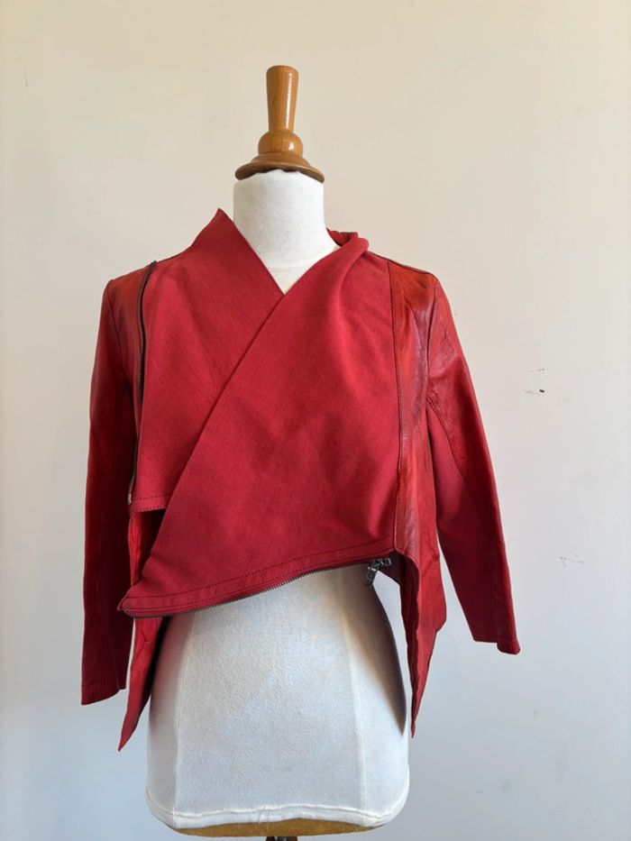 Veste en cuir originale et modulable - photo numéro 3