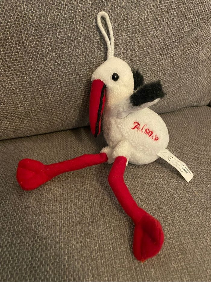 Porte clés cigogne