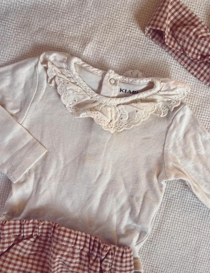 Ensemble Vichy bloomer bandeau et body - photo numéro 4
