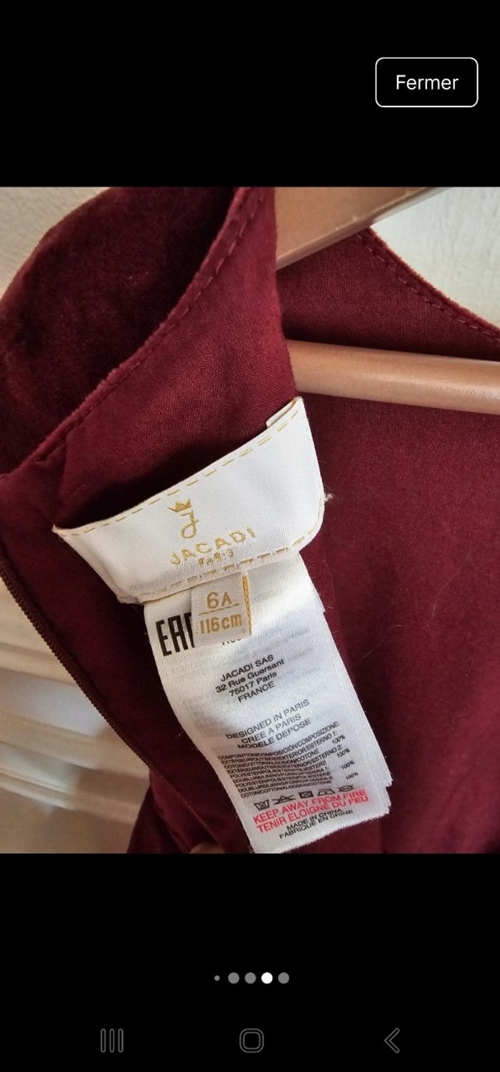 Robe jacadi 6 ans - photo numéro 2