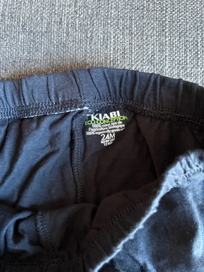 Short d’été bébé fille, kiabi, 24 mois, bleu marine - photo numéro 3