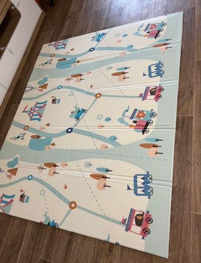 Tapis de jeu pliable réversible bébé neuf - photo numéro 10