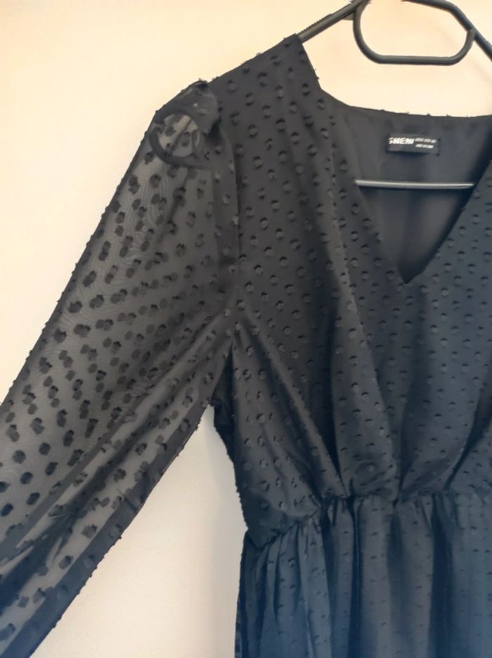 Robe noire, Shein, taille XS/34, NEUVE - photo numéro 2