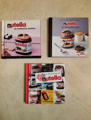 Livres de recettes à base de Nutella