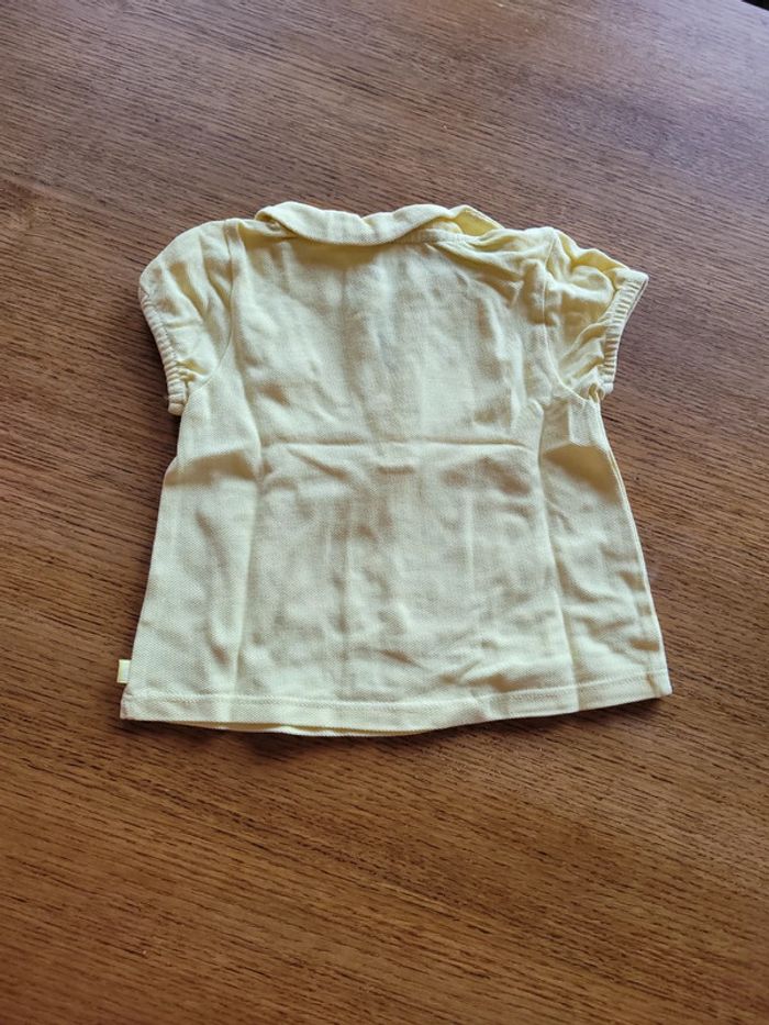 Polo 12 mois jaune pâle - photo numéro 3