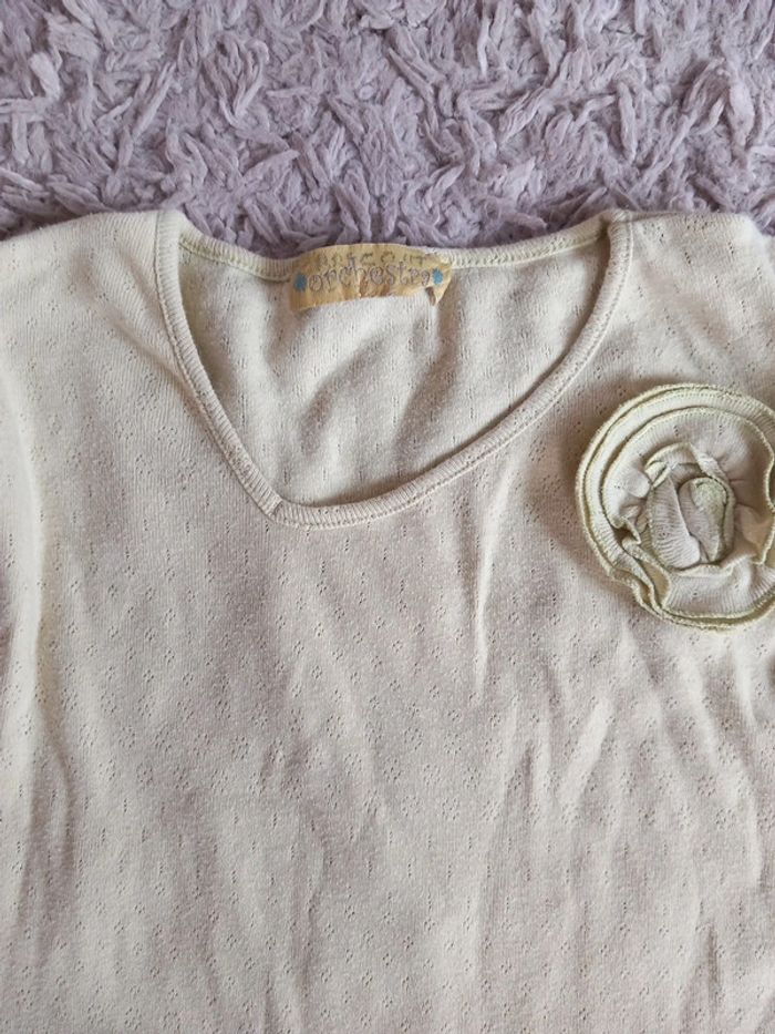 📦pull coton vert pomme Orchestra T34 10ans - photo numéro 4