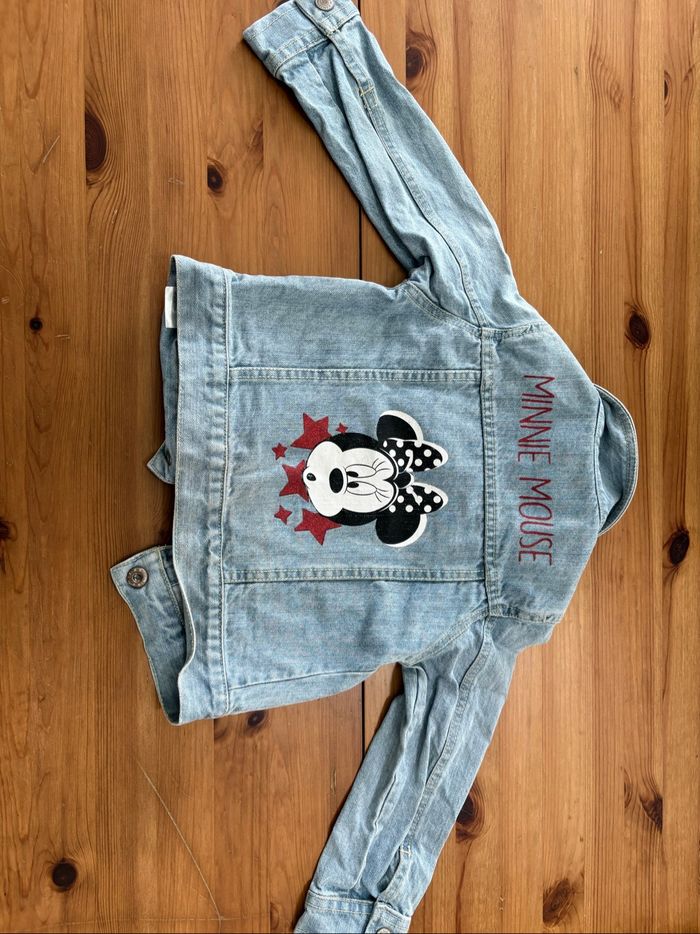 Veste en jean Minnie 4 ans - photo numéro 2