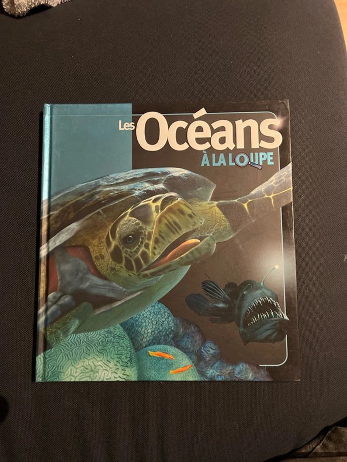Livre pour enfants les océans à la loupe