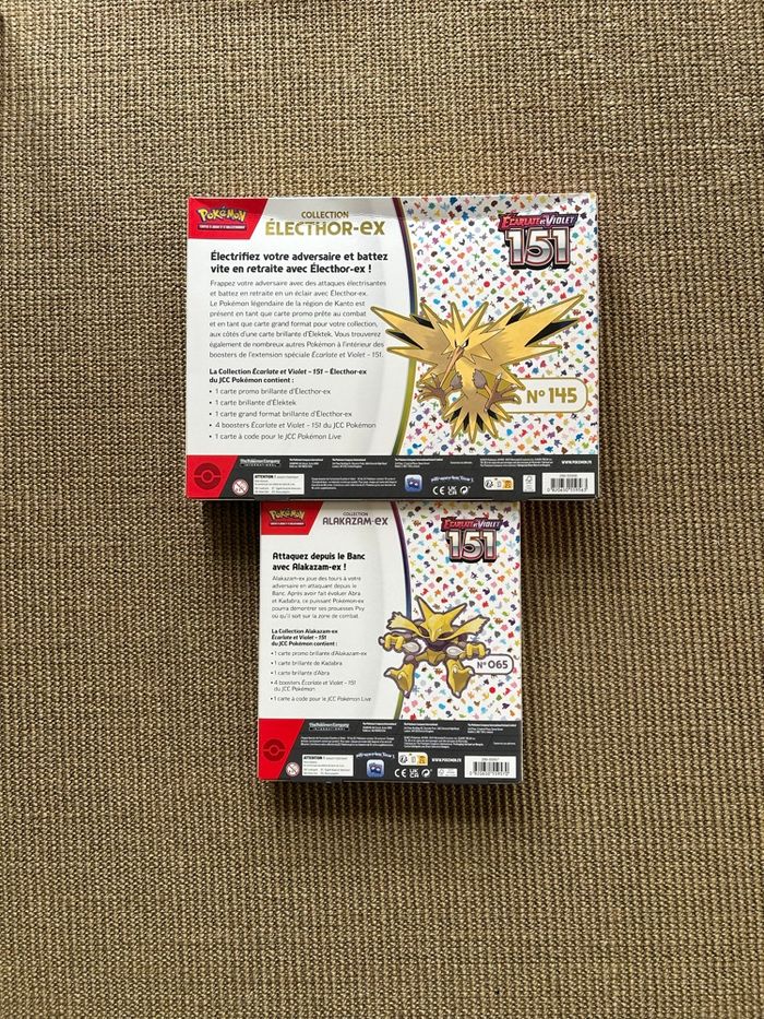 Lot 2 coffret Pokémon 151 - photo numéro 2