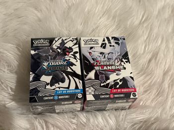 Lot Pokémon foudre noire et flamme blanche 100€