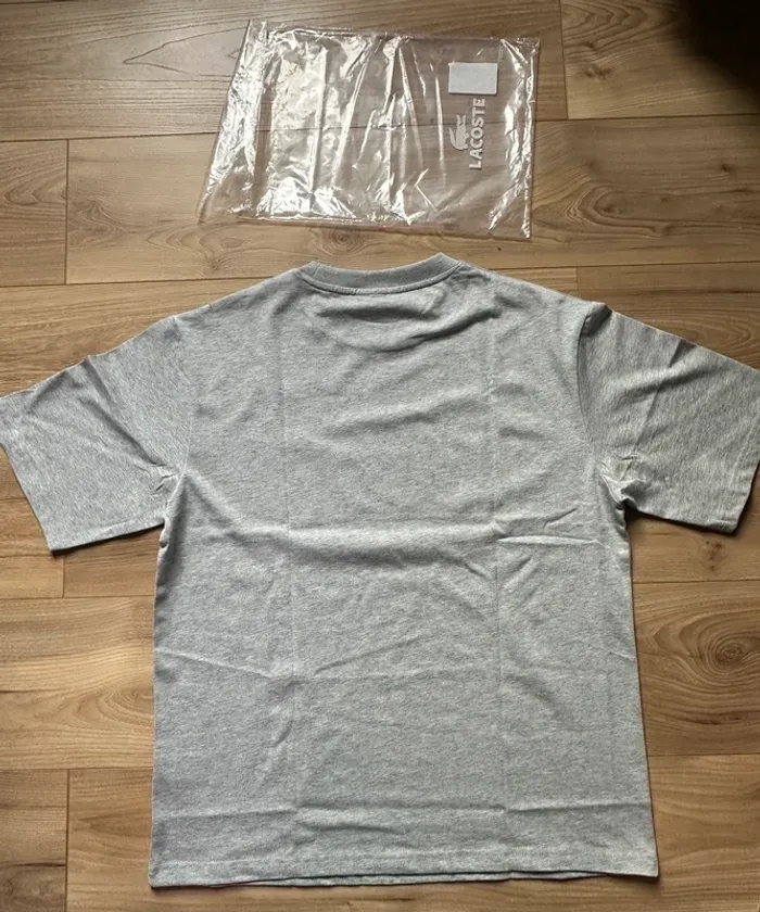 T-shirt Lacoste Gris - photo numéro 6