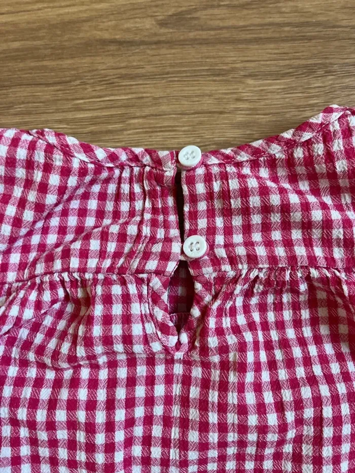 Blouse vichy Petit Bateau 5 ans - photo numéro 4