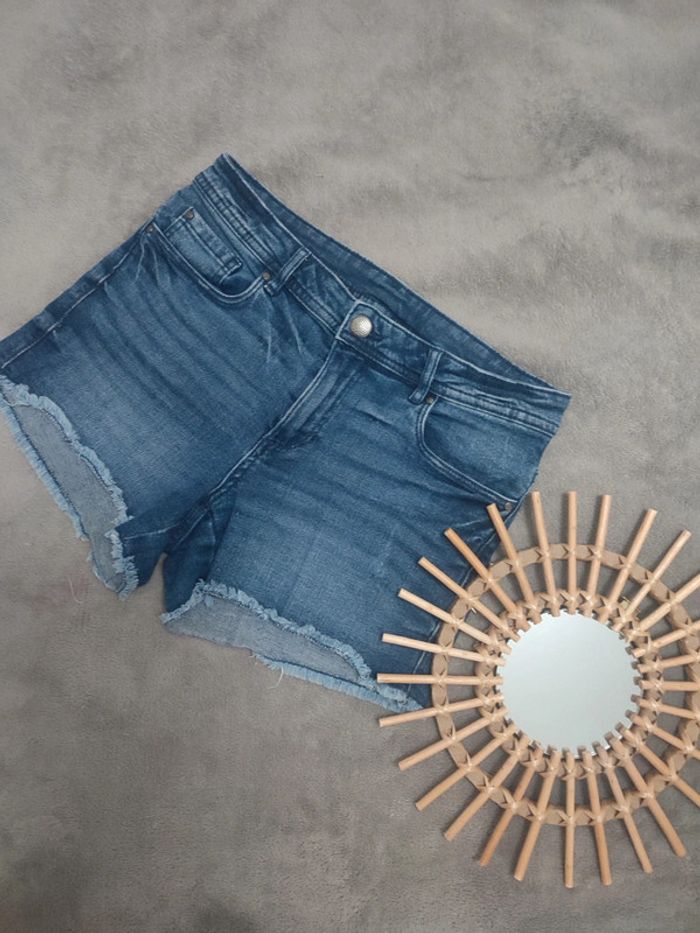 Short en jeans