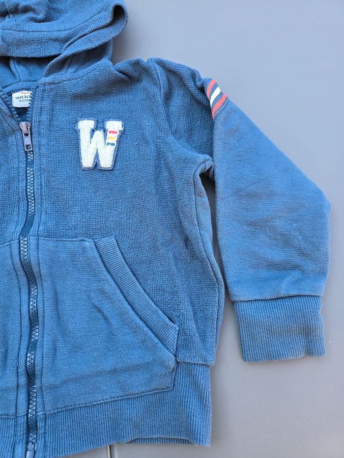 Pulle sweat gilet zippé à capuche 5 ans garçon Tape à l'oeil - photo numéro 2
