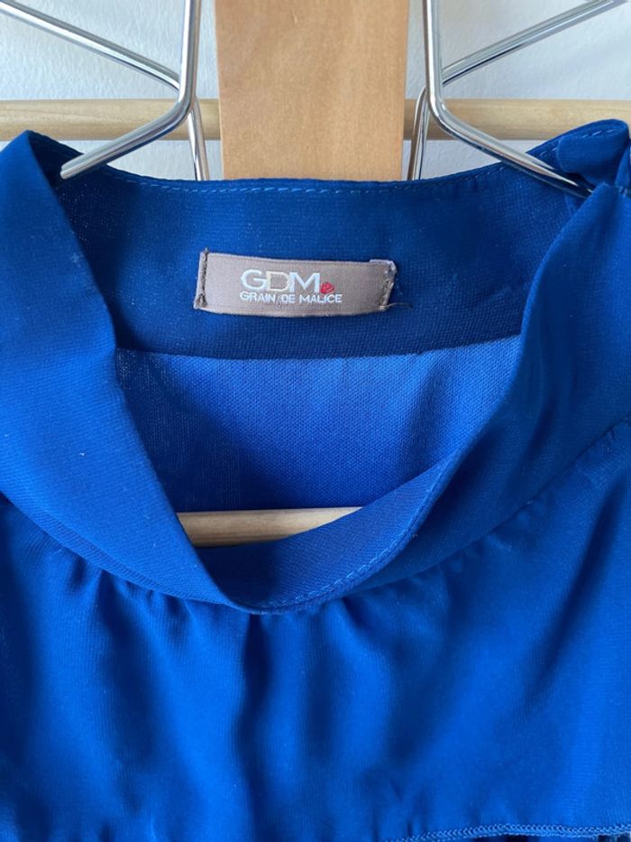 Robe bleu électrique GDM taille 42 - photo numéro 3