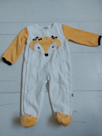 Pyjama en velours renard Absorba Taille 9 mois