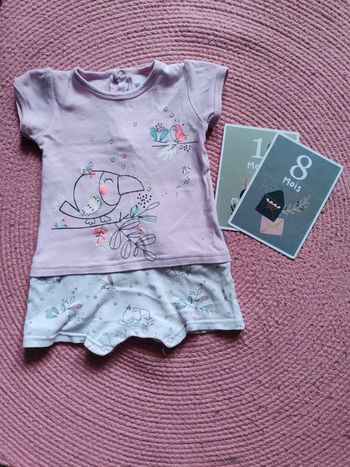 Barboteuse Petit Béguin bébé fille 18 mois