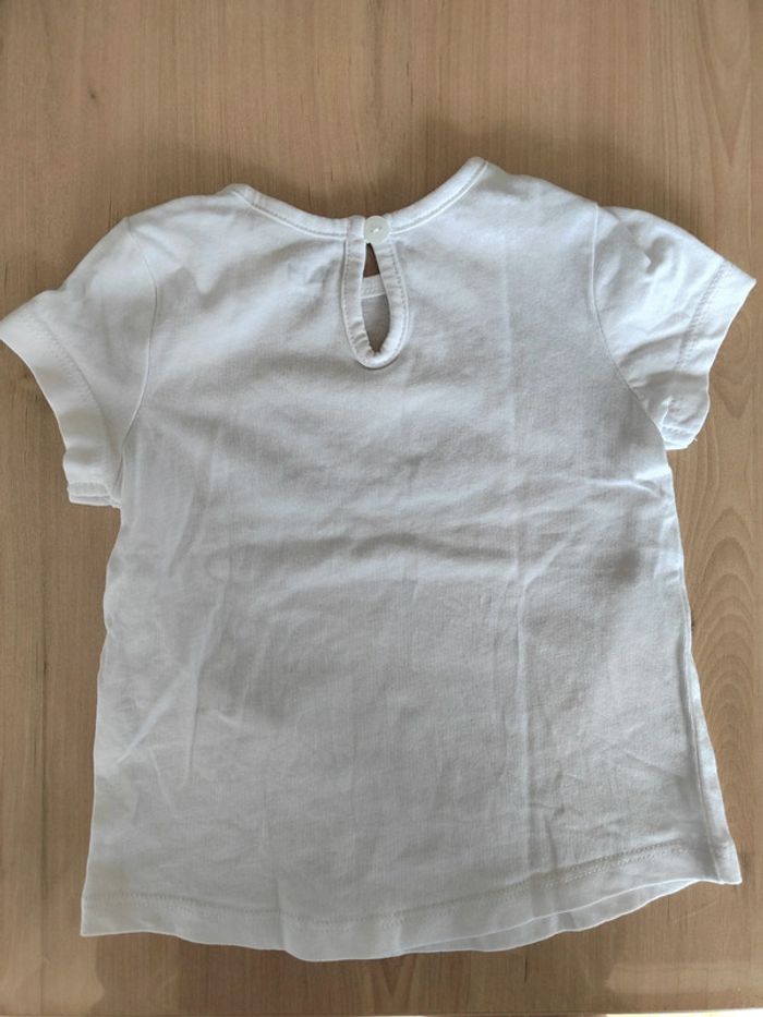 Tee-shirt fille 9 mois - photo numéro 4