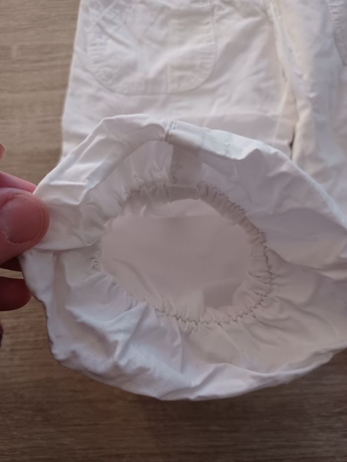 Pantalon 12 mois blanc - photo numéro 3