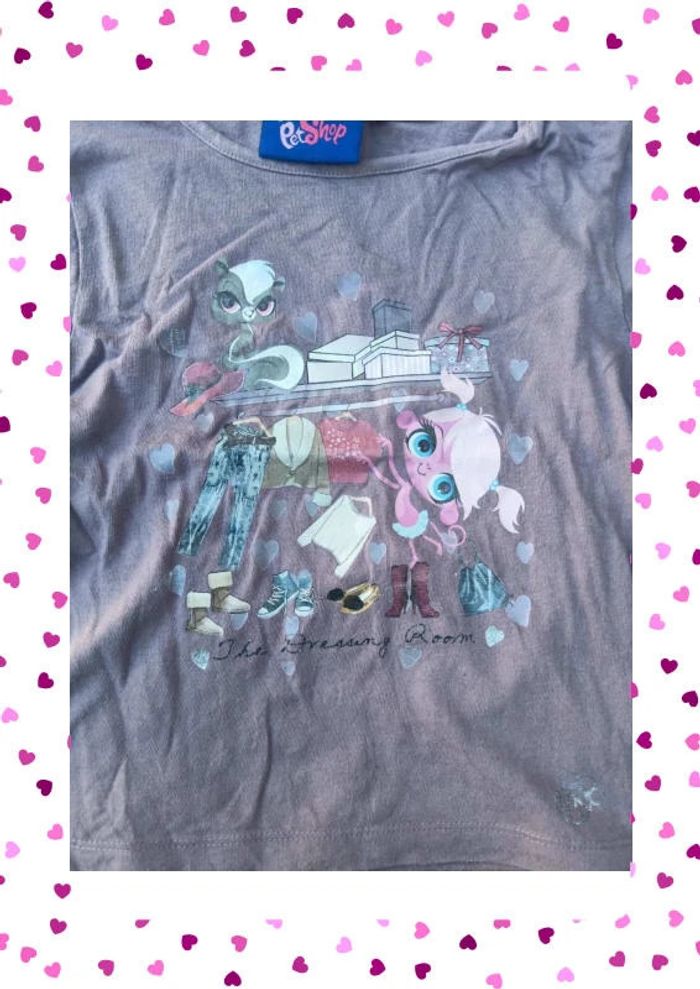 Tee shirt 5 ans PetShop - photo numéro 2